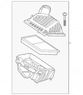 Корпус воздушного фильтра BMW 2 F44 20-24 1.5T B37 2.0T B47