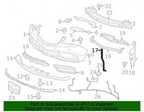 Планка замка капота Acura MDX 14-16