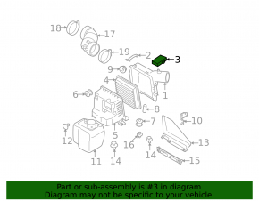 Расходомер воздуха Subaru Forester 08-13 SH