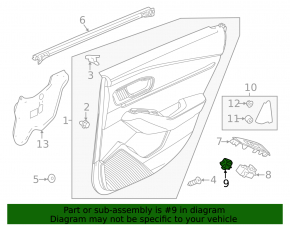 Buton de avertizare avarie Honda Accord 23