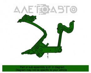 Датчик наклона кузова Lexus RX350 RX450h 16-22
