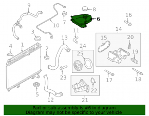 Vas de expansiune pentru Ford Fiesta 11-19 1.6 cu capac