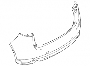 Бампер задний голый Mazda CX-5 17-21