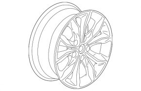 Диск колесный R17 x 7,5J Chevrolet Malibu 19-25