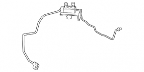Tub aer conditionat lung, fier Toyota Rav4 06-12 nou original