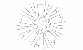 Диски колесные R17 x 7J ET55 5*114,3 Mazda6 09-13
