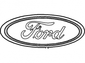 Эмблема значок двери багажника Ford Escape MK3 13-16 дорест