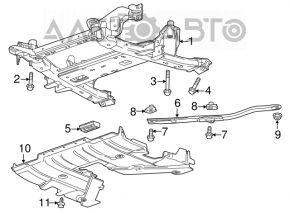 Подрамник передний Cadillac ATS 13-15 дорест awd