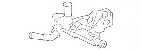 Корпус термостата АКПП Toyota Sienna 17-20 3.5