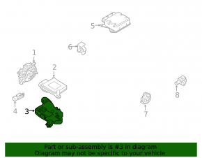 Кронштейн occupant sensor Volkswagen ID.4 21-26