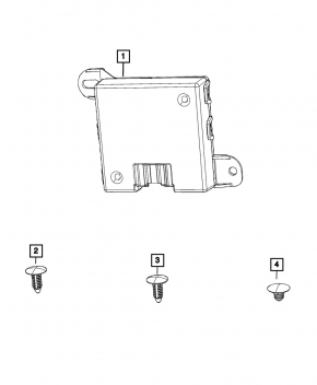 AUXILIARY LIGHTING CONTROL MODULE UNIT Jeep Grand Cherokee WL 21-23