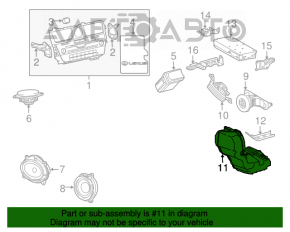 Сабвуфер Lexus RX350 RX450h 16-22