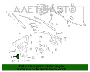 Мотор омывателя Audi A4 B8 08-16