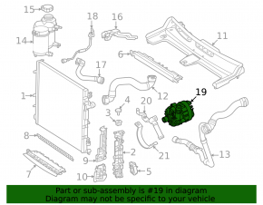 Pompă de apă Mercedes Clasa C 43 AMG W206 23-26 2.0