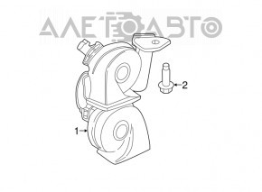 Сигналы в сборе 2шт Ford Transit Connect MK2 13-18