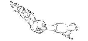 Коллектор выпускной Mazda3 2.3 03-09