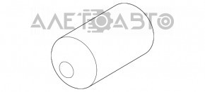 Отбойник капота Lincoln MKC 15-19 на капоте