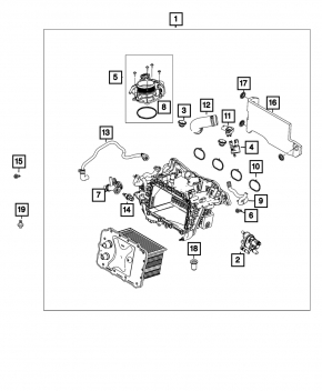 Senzorul MAP Jeep Cherokee KL 19-23 2.0T