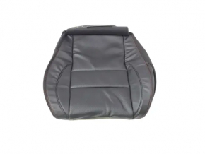Водительское сидение Jeep Grand Cherokee WK2 17-20 с airbag, электро, кожа черное с красной строчкой, подогрев, перфорация, Trailhawk, примято, потерто