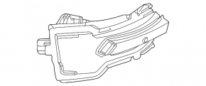 Oglindă semnalizator stânga Lexus NX 22-25