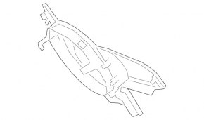 Накладка руля Mercedes H247 GLA 21-22 хром