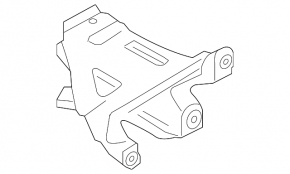 Кронштейн подушки двигателя правый BMW X5 F15 14-18 3.0D