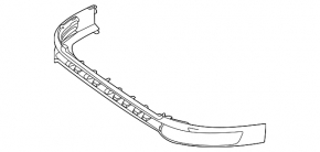 Губа переднего бампера Toyota RAV4 Prime 21-24