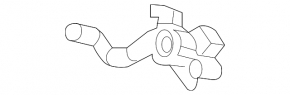 Замок капота Honda CRV 17-19 без датчика