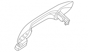 Mâner exterior ușă spate dreapta Nissan Murano 25-26