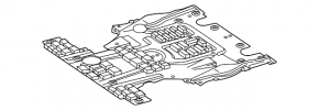 Защита двигателя передняя Mercedes W167 GLE 350 450 20-26 внутренняя часть