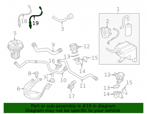Лямбда-зонд правый второй VW Passat b8 16-19 USA 3.6