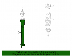 Амортизатор задний левый Mercedes R-class W251 06-13 BILSTEIN