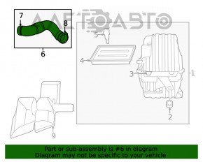 Воздуховод Dodge Journey 11-20 2.4