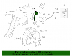 Корпус лючка бензобака Acura TLX 15-