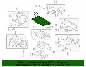 Напольное покрытие Hyundai Sonata 11-14