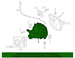 Задний дифференциал редуктор Ford Mustang mk6 15-23 3.7, 5.0