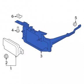 Suport radar Ford Edge 19-24 tip 1