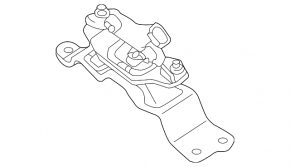 Pernele motorului stâng Infiniti JX35 QX60 14-17 Hybrid