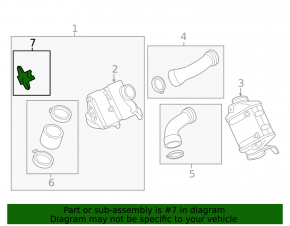 Map Sensor BMW X5 E70 07-13 3.0
