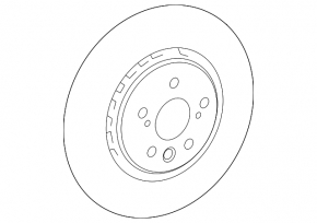 Disc de frână față dreapta Lexus RX350 RX500h 23-26 400/36mm, F Sport