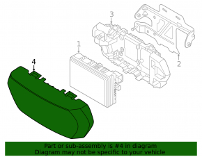 Крышка радара круиза BMW X5 G05 24-26
