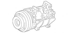 Компрессор кондиционера Lexus GS450h 08-11