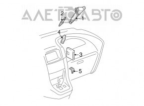 Блок ECU компьютер двигателя Toyota Camry v30 2.4