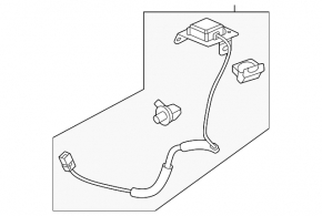 MODUL ANTENĂ NAVIGAȚIE GPS Honda Civic XI FE/FL 22-26