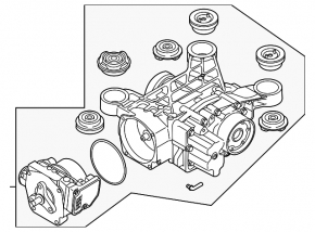Задний дифференциал редуктор Audi A3 8V 15-20 4d, 5d