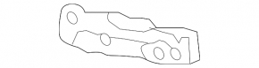 Крепление переднего бампера правое под фарой Toyota Land Cruiser 16-21