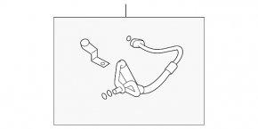 Трубка кондиционера конденсер-компрессор Infiniti G25 G35 G37 4d 06-12