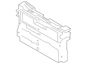 Panou radiator TV Mazda 3 19-26 4d, fabricat în Japonia