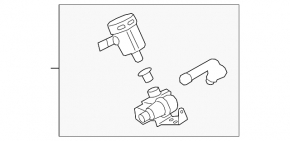 Supapă canistră combustibil Land Rover Range Rover Velar 18-20 2.0T, 3.0T, 5.0T
