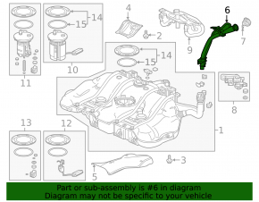 Заливная горловина топливного бака Honda Insight 19-22 1.5L